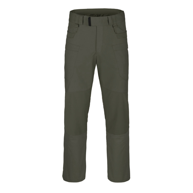 Брюки Helikon-Tex HYBRID TACTICAL - PolyCotton Ripstop, Taiga green 2XL/Long (SP-HTP-PR-09) - зображення 2