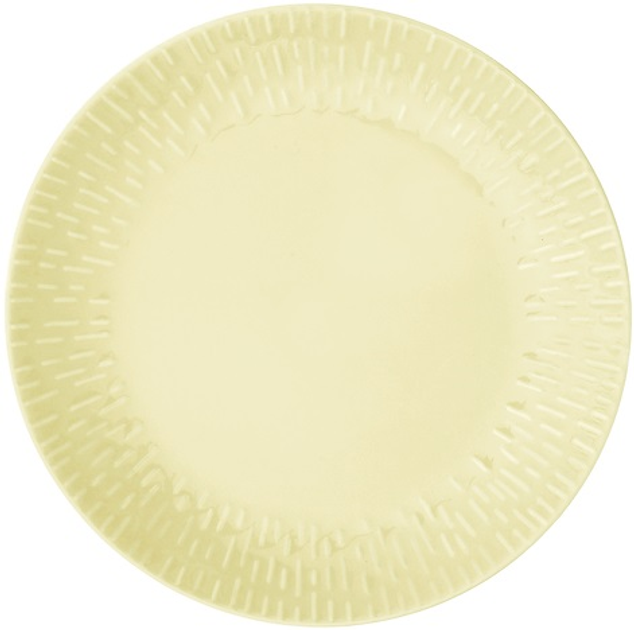 Тарілка обідня Aida Life in Colour Confetti Lemon з рельєфною порцеляною 27.5 см (5709554133039) - зображення 1