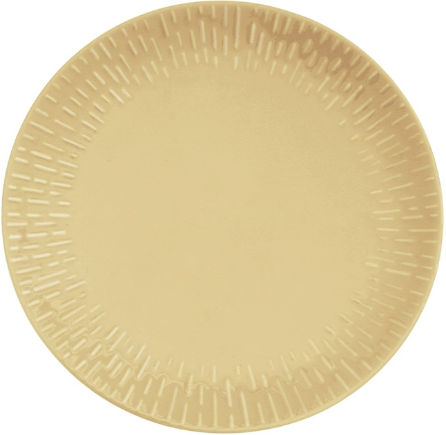 Тарілка обідня Aida Life in Colour Confetti Olive з рельєфною порцеляною 24 см (5709554134067) - зображення 1