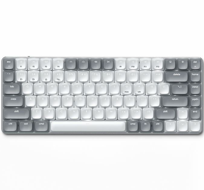 Клавіатура Satechi SM1 Slim Mechanical Backlit Bluetooth Keyboard Light UA (ST-KSM1LT-EN) - зображення 2