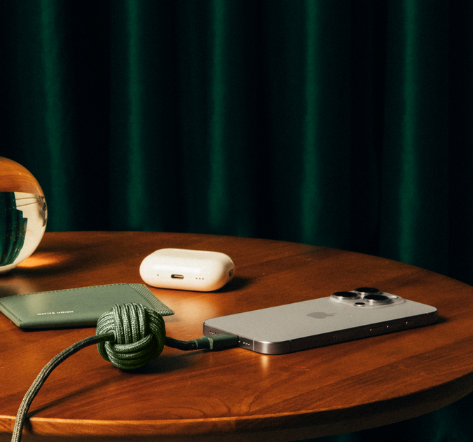 Кабель Native Union Anchor Cable USB-C to USB-C Pro 240W Slate Green (3 m) (ACABLE-C-GRN-NP) - изображение 3