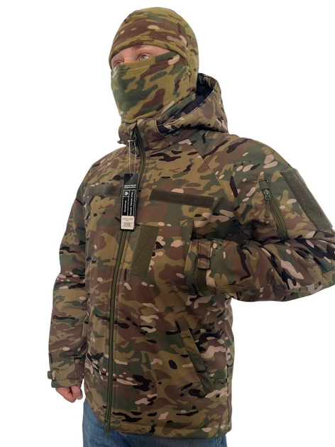 Куртка ТТХ военная зимняя Softshell мультикам 48 (00-00013488) - изображение 1