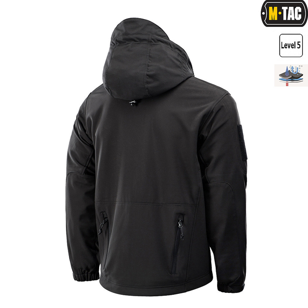 Куртка M-Tac Soft Shell з підстібкою Black L (00-00008842) - зображення 2