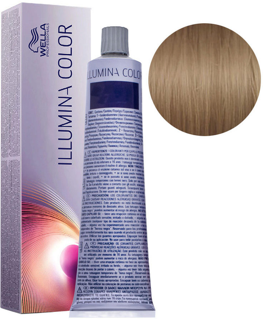 Trwała farba do włosów Wella Illumina Color 7 - 31 Medium Blonde Gold Ash 60 ml (8005610538921) - obraz 1