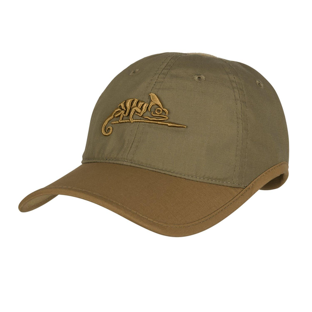 Бейсболка тактична Logo Cap One Size Polycotton Ripstop Helikon-Tex Adaptiv Green / Coyote - изображение 1