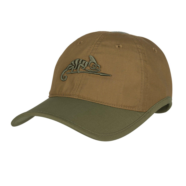 Бейсболка тактична Logo Cap One Size Polycotton Ripstop Helikon-Tex Coyote / Olive Green - изображение 1