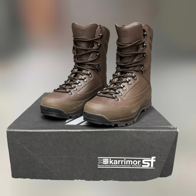 Берцы тактические Karrimor Combat Cold Wet Weather Boots Gore-Tex Thinsulate, Коричневый, р. 44 / 9W (28.5 см) - изображение 1