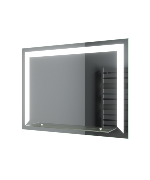 Зеркало LED (80*60*2,5см) с полкой PR-D35 - Фото 2 Зеркало LED (80*60*2,5см) с полкой PR-D35 - изображение 2