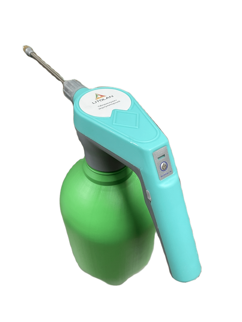 Обприскувач акумуляторний Litolan 2 літри 2000 mAh Ø13,4*30 см (для квітів, рослин, дезінфекції) Україна - зображення 3
