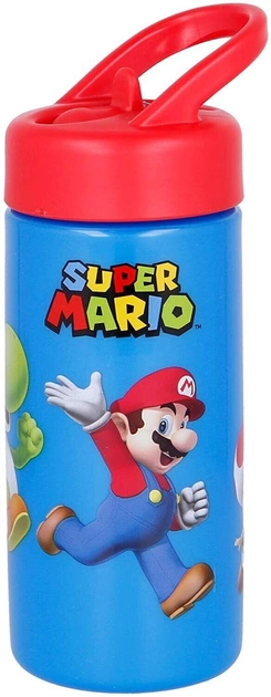 Пляшка Euromic Sipper Water Bottle Super Mario 410 мл (8412497214013) - зображення 1
