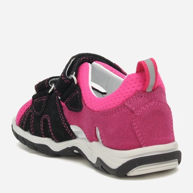 Дитячі шкіряні сандалії для дівчинки Bartek 16187-009 27 Рожеві (5903607653172) - зображення 4