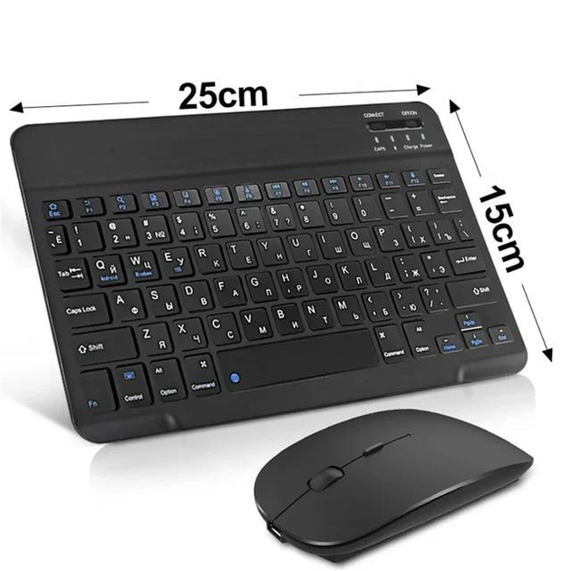Комплект EMTRA клавиатура и мышь с Bluetooth для Android / Windows / IOS, черный (78419845) - изображение 5