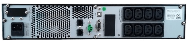 ДБЖ Orvaldi V1000+ Sinus 2U LCD 1000VA (990W) Black (VOT1100+) - зображення 3