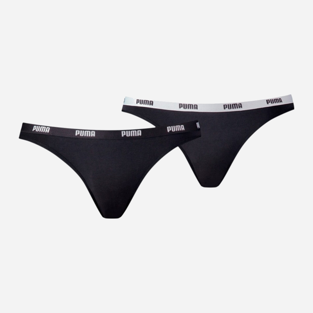 Набір жіночих бікіні 2 штуки Puma Women Bikini 2P Hang 90784703 S Чорний (8718824910871) - зображення 1