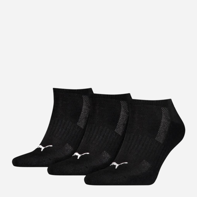 Набір чоловічих шкарпеток 3 пари Puma Cushioned Sneaker 3P Unisex 90794201 43-46 Чорний (8720245028813) - зображення 1