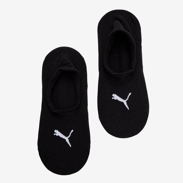 Набір жіночих шкарпеток 2 пари Puma Unisex Footie High Cut 90798101 35-38 Чорний (8720245034630) - зображення 3