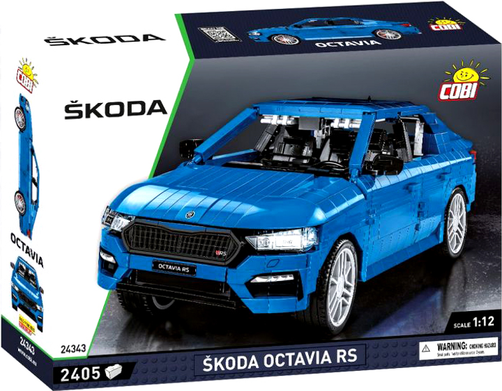 Магнітний конструктор Cobi Skoda Octavia RS 2405 деталей (5902251243432) - зображення 1