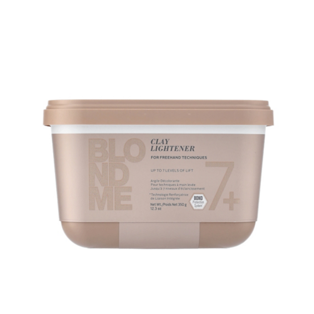 Освітлювач для волосся Schwarzkopf Blondme Clay Lightener 7 + в глині 350 г (4045787928150 / 4045787928198) - зображення 1