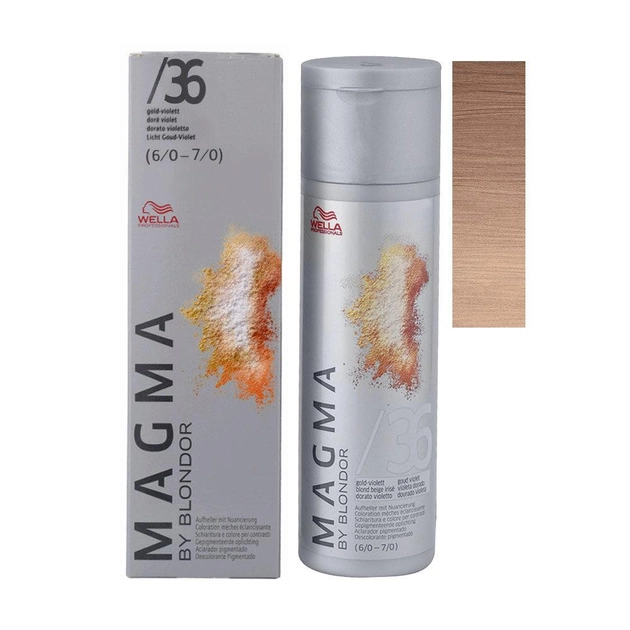 Puder rozjaśniający do włosów Wella Magma by Blondor - 36 Golden Violet 120 g (8005610586090) - obraz 1