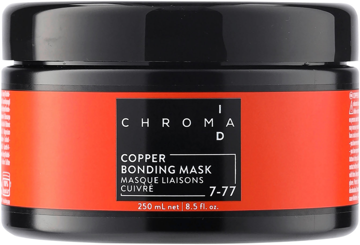 Маска для фарбування волосся Schwarzkopf Chroma Id 7 - 77 Medium Blonde Copper Intense 250 мл (4045787531473) - зображення 2