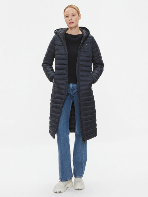 Пуховик жіночий Tommy Hilfiger WW0WW39580-DW5-DW5 XL Блакитний (8720644308097) - зображення 3