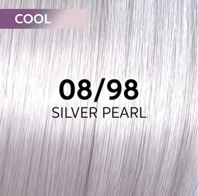 Тонувальний засіб для волосся Wella Shinefinity Zero Lift Glaze 08 - 98 Silver Pearl / Light Blonde Cendre Pearl 60 мл (4064666057651) - зображення 2