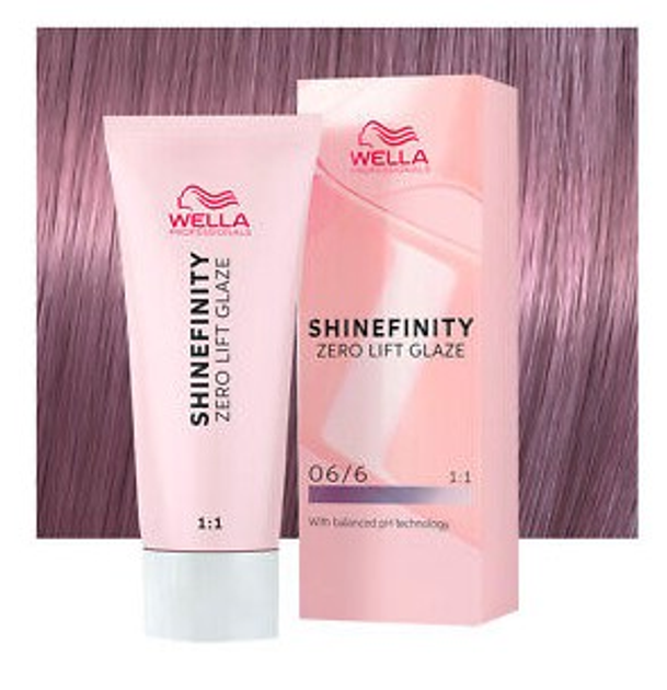 Тонувальний засіб для волосся Wella Shinefinity Zero Lift Glaze 06 - 6 Cherry Wine / Dark Blonde Violet 60 мл (4064666057392) - зображення 2