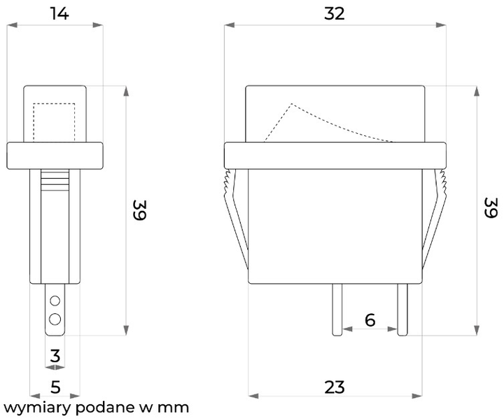 Przełącznik DPM kolyskowy ON/OFF IP44 15 A bialy (BMEP022) - obraz 6