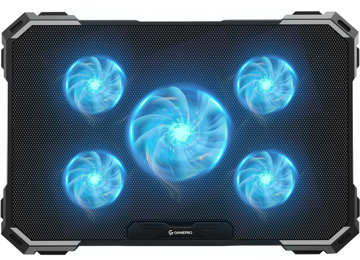 Охолоджуюча підставка для ноутбука GamePro CP485 Black - зображення 4