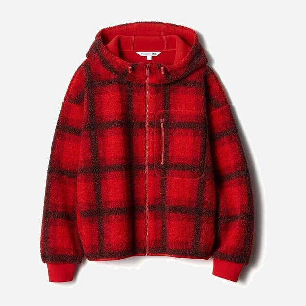 Куртка демисезонная с капюшоном мужская UNIQLO 449369361 S Красная (1159797828) 
