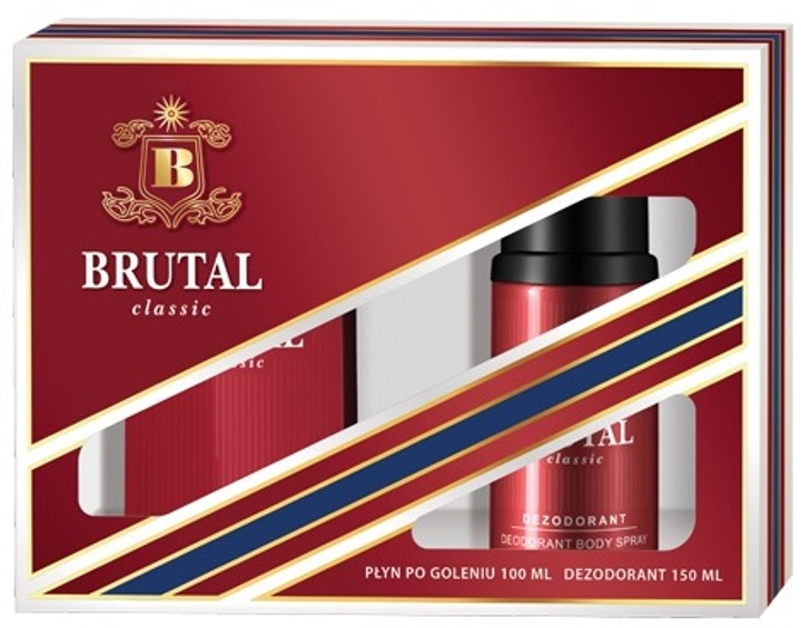 Zestaw męski La Rive Brutal Classic Płyn po goleniu 100 ml + Dezodorant w sprayu 150 ml (5901832061885) - obraz 1