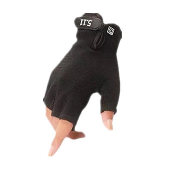 Тактические перчатки 5.11 короткопальцевые чёрные XL - изображение 2
