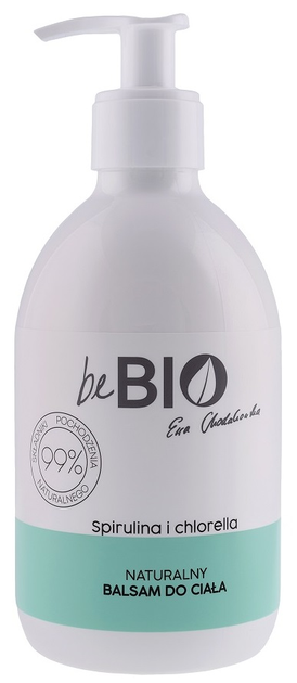 Balsam do ciała BeBio Ewa Chodakowska z ekstraktem z alg chlorelli i spiruliny naturalny 400 ml (5906874025444) - obraz 1