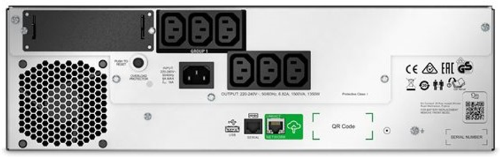 ДБЖ APC Smart-UPS 1500 VA LCD RM з SmartConnect (SMTL1500RMI3UC) - зображення 2