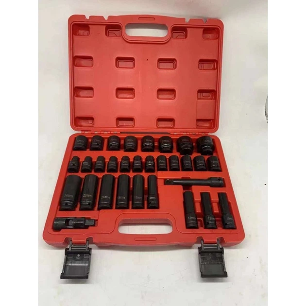 Набор ударных головок Top Tools Torx 1/2 Heavy Duty, утолщенных, 31 предмет в кейсе - изображение 8