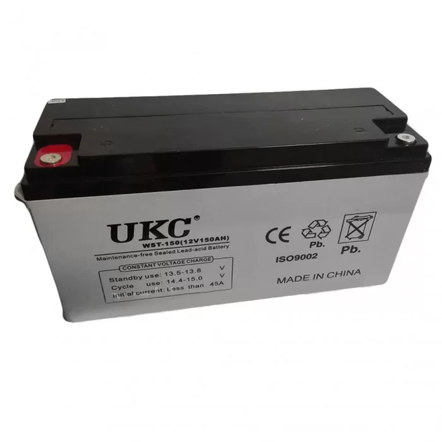 Гелевый аккумулятор BATTERY 12V 150A UKC - изображение 2