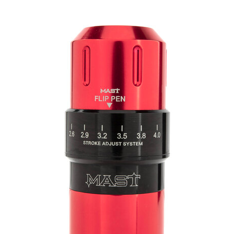 Машинка для татуажу Mast Flip WQ830-1, burgundy matte - изображение 2