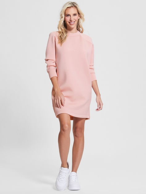 Sukienka tunika damska Guess V3RK01K7UW2-G4L7 XL Różowa (7619342784757) - obraz 3