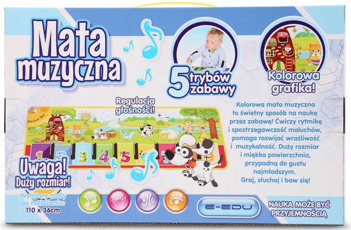 Mata muzyczna Artyk Edu and Fun (5901811126352) - obraz 2