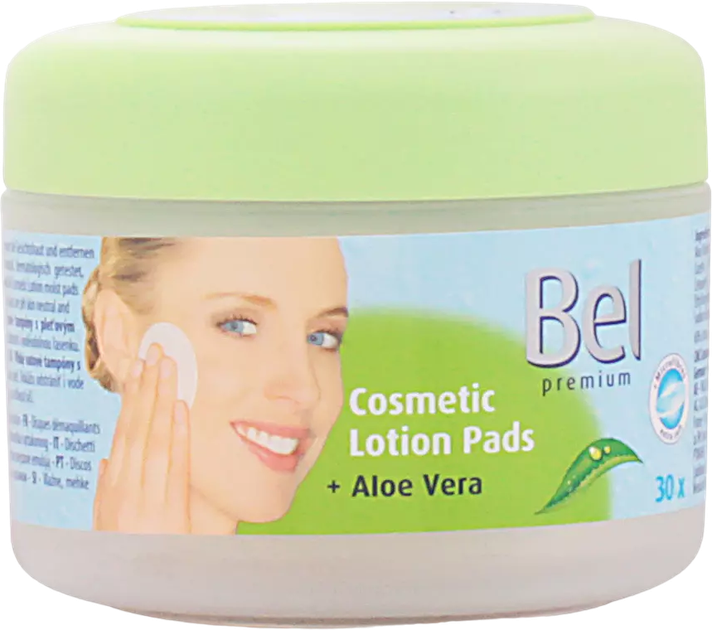 Krążki nawilżające do twarzy Bel Premium Cosmetic Aloe Vera 30 szt (4046871001582) - obraz 1