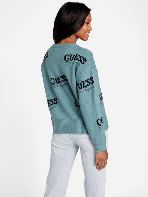 Sweter damski Guess Q2RR14Z34Z0-A806 XL Błękitny (7621701046062) - obraz 2