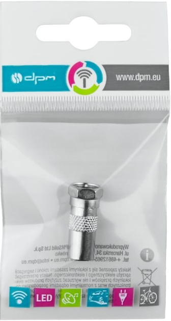 Adapter DPM wtyk F - wtyk TV (5903332587377) - obraz 4