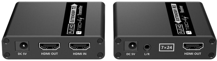 Przełącznik wideo Techly HDMI 1080p/60Hz 70m HDCP 1.4 (IDATA EXT-E223) - obraz 2