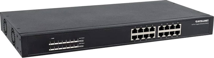 Przełącznik Intellinet 560993 16 x 10/100/1000 PoE+ (766623560993) - obraz 3