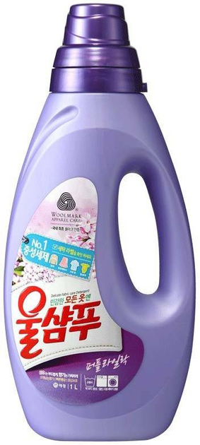 Средство для деликатной стирки Aekyung Wool Champoo Purple Lilac 1л ...