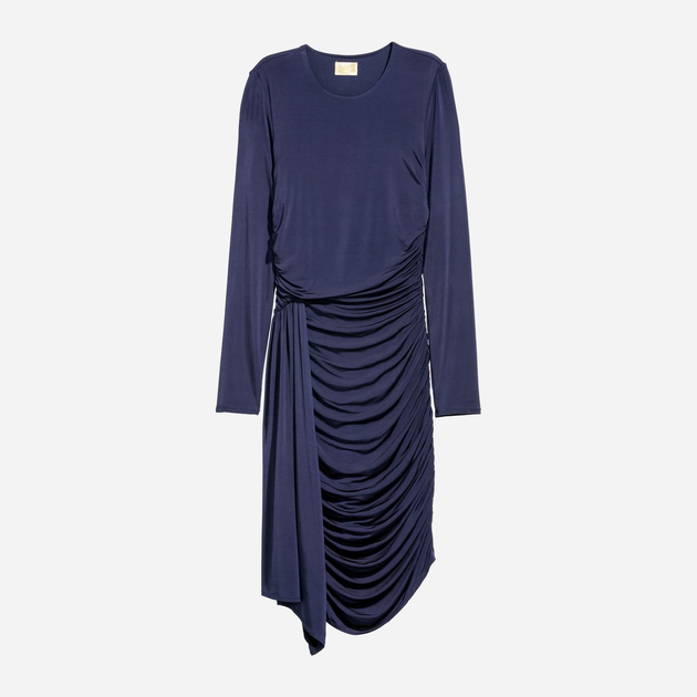 Сукня вечірня міді жіноча H&M 0600791_тем.син_02 32 Темно-синя від Rozetka на платформі USKIDKA Акція на Сукня вечірня міді жіноча H&M 0600791_тем.син_02 32 Темно-синя від Rozetka