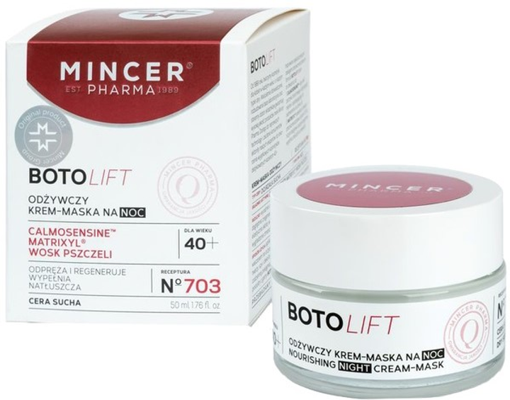 Крем-маска Mincer Pharma Botolift живильний нічний № 703 50 мл (5902557260881) - зображення 1