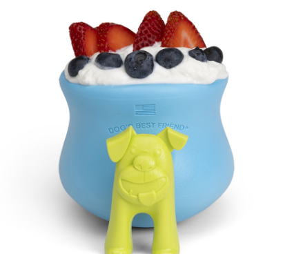 Аксесуар іграшки West Paw Zogoflex Toppl Treat Toy для собак Toppl Stopper Стопер Салатовий (ZG086GRN) - Фото 4 Аксесуар іграшки West Paw Zogoflex Toppl Treat Toy для собак Toppl Stopper Стопер Салатовий (ZG086GRN) - зображення 4