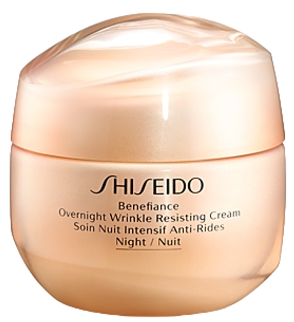 Krem do twarzy Shiseido Benefiance Wrinkle Smoothing Night wygładzający zmarszczki na noc odżywczy 50 ml (0768614166597) - obraz 1