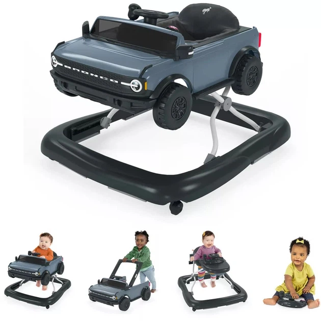 Ходунки Bright Starts Ford Bronco 4 в 1 Baby Activity Walker Синьо-сірі (0074451166509) - зображення 2